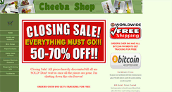 Desktop Screenshot of cheebashop.com